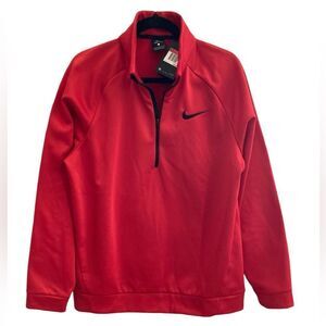 Nike Dry Fit Golf Sweater Men’s Size L Therma Golf 1/4 Zip Front